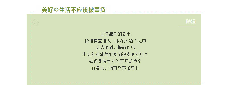 如何避免生活的樂趣被潮濕影響？