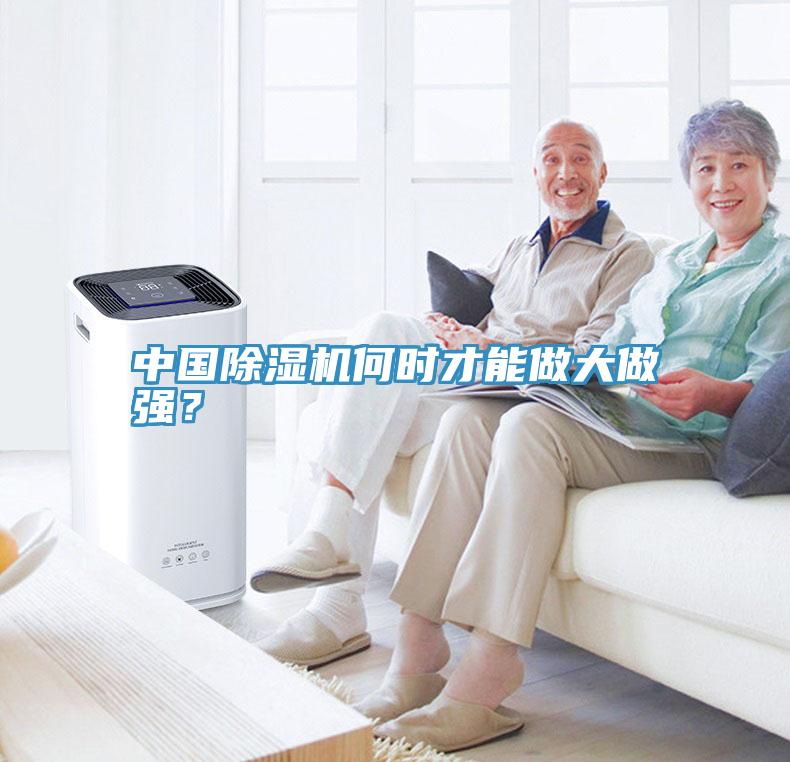 中國除濕機何時才能做大做強？
