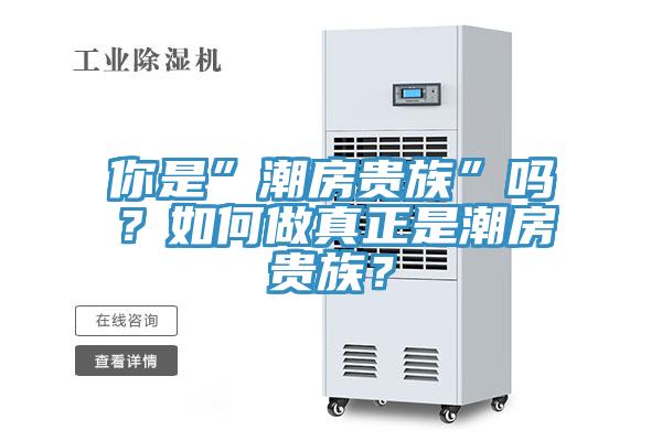 你是”潮房貴族”嗎？如何做真正是潮房貴族？