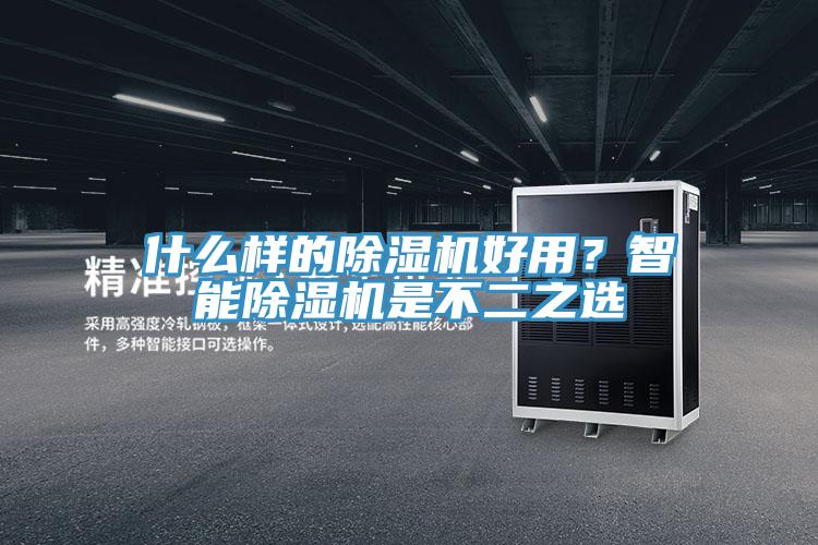 什么樣的除濕機好用？智能除濕機是不二之選