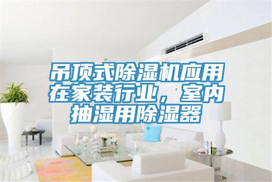 吊頂式除濕機應(yīng)用在家裝行業(yè)，室內(nèi)抽濕用除濕器