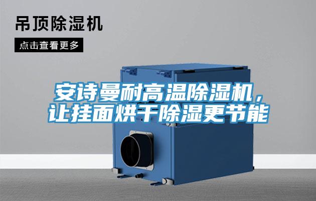 安詩曼耐高溫除濕機，讓掛面烘干除濕更節(jié)能