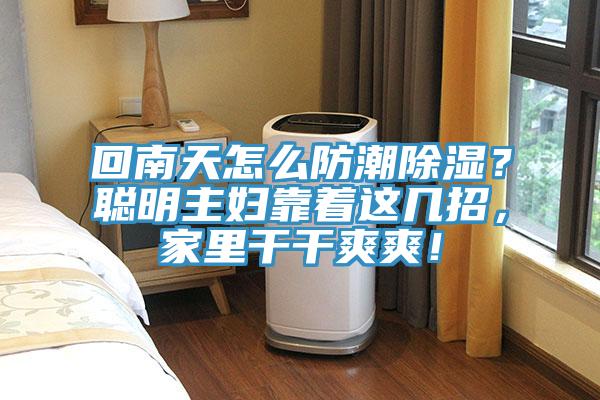 回南天怎么防潮除濕？聰明主婦靠著這幾招，家里干干爽爽！
