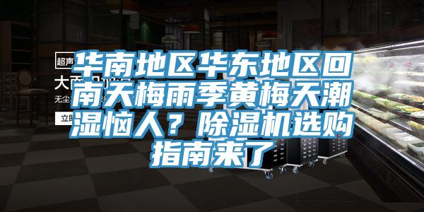 華南地區(qū)華東地區(qū)回南天梅雨季黃梅天潮濕惱人？除濕機(jī)選購(gòu)指南來(lái)了