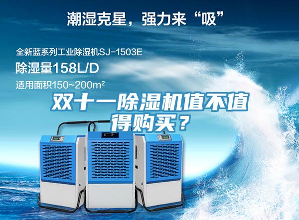 雙十一除濕機值不值得購買？
