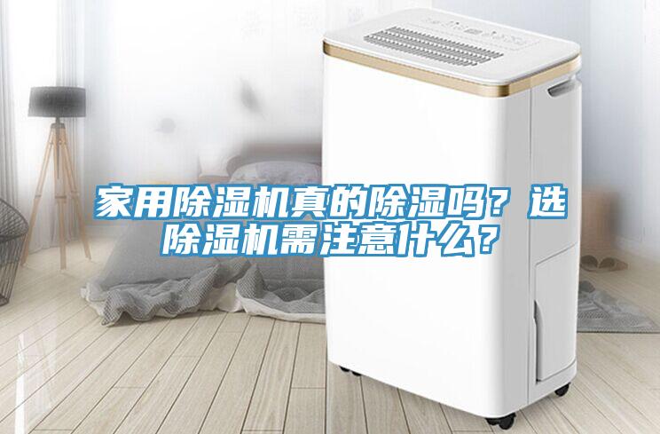 家用除濕機真的除濕嗎？選除濕機需注意什么？