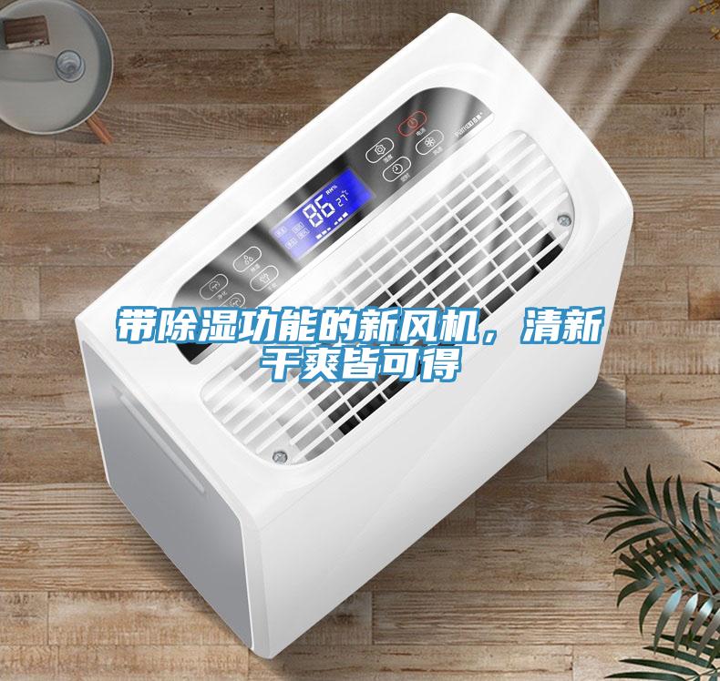 帶除濕功能的新風(fēng)機(jī)，清新干爽皆可得