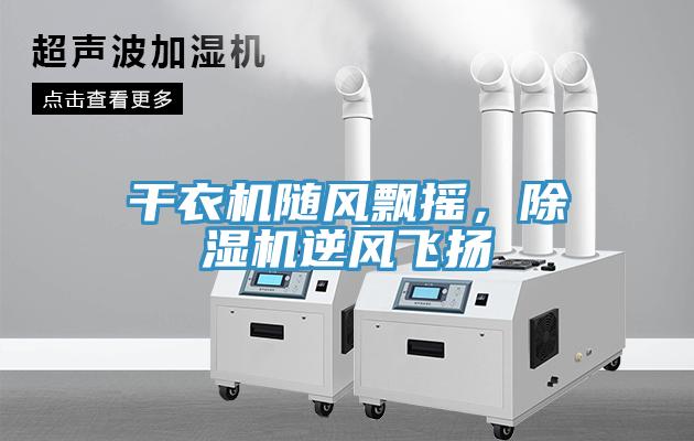 干衣機(jī)隨風(fēng)飄搖，除濕機(jī)逆風(fēng)飛揚(yáng)