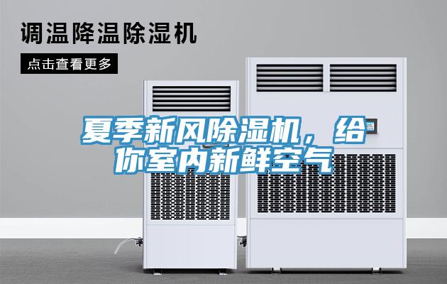 夏季新風(fēng)除濕機(jī)，給你室內(nèi)新鮮空氣