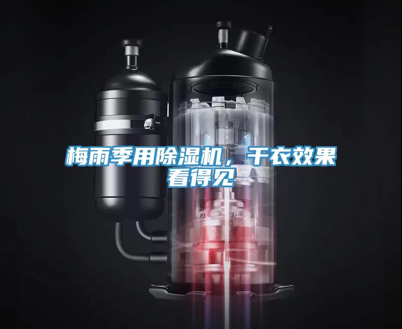 梅雨季用除濕機，干衣效果看得見