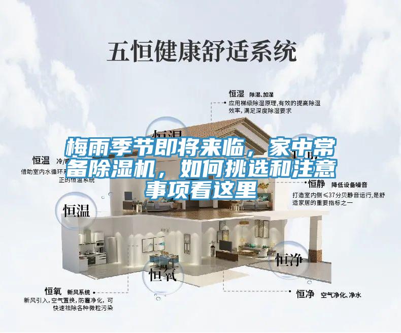 梅雨季節(jié)即將來臨，家中常備除濕機，如何挑選和注意事項看這里