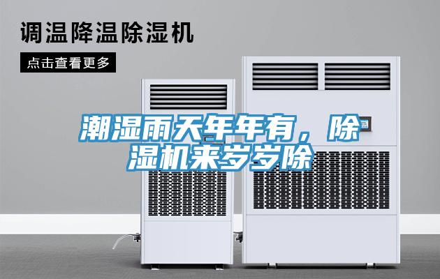 潮濕雨天年年有，除濕機來歲歲除