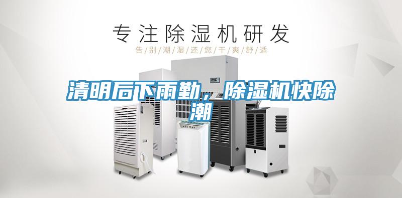 清明后下雨勤，除濕機快除潮