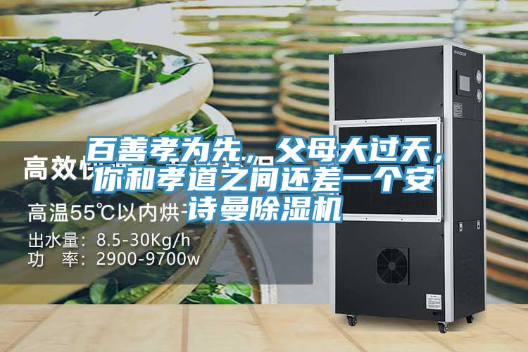 百善孝為先，父母大過天，你和孝道之間還差一個安詩曼除濕機