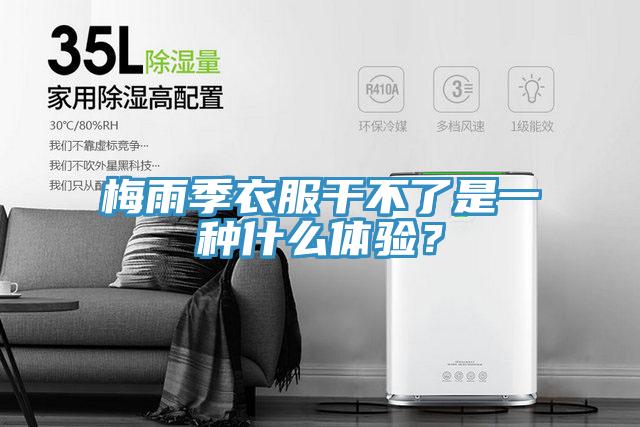 梅雨季衣服干不了是一種什么體驗(yàn)？