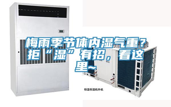 梅雨季節(jié)體內(nèi)濕氣重？拒“濕”有招，看這里~