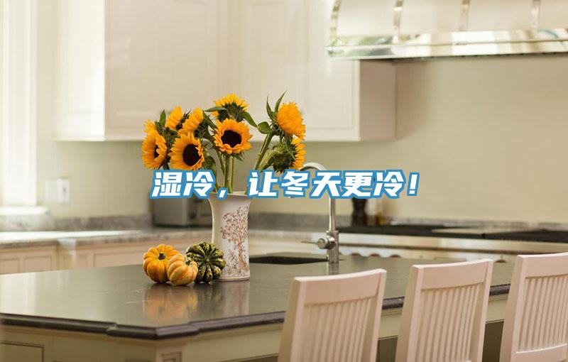 濕冷，讓冬天更冷！