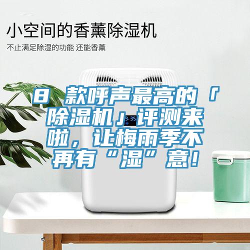 8 款呼聲最高的「除濕機」評測來啦，讓梅雨季不再有“濕”意！