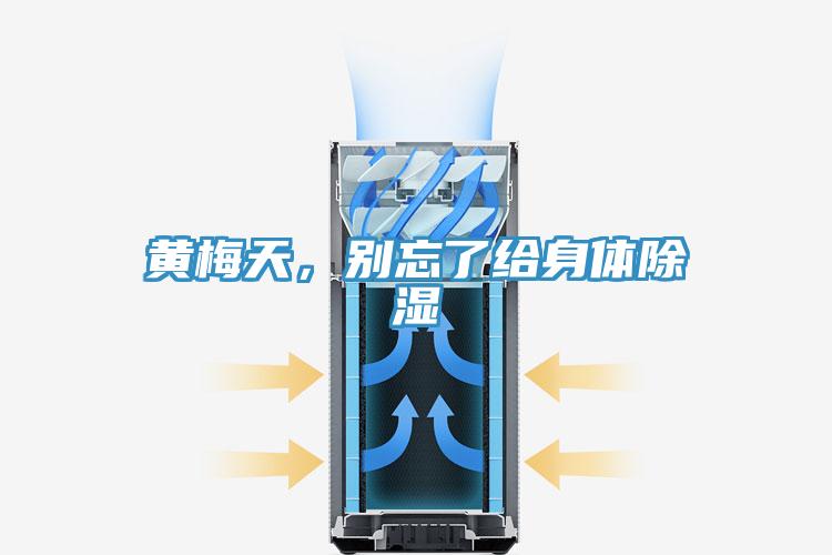 黃梅天，別忘了給身體除濕
