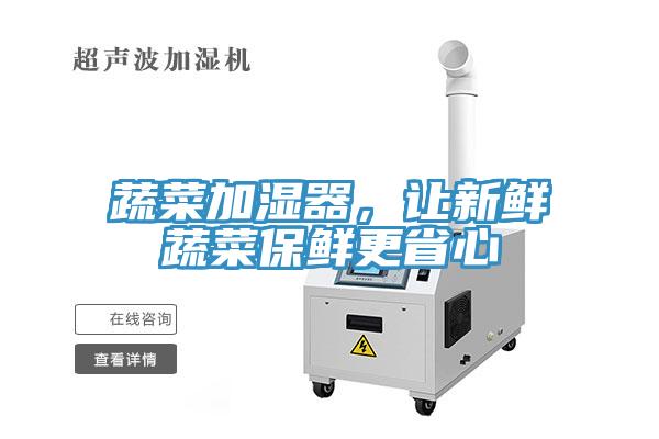 蔬菜加濕器，讓新鮮蔬菜保鮮更省心