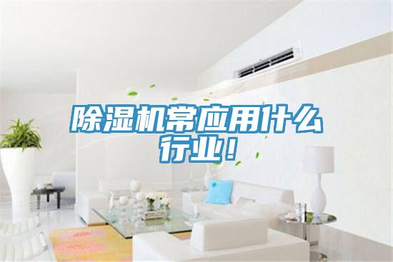 除濕機常應(yīng)用什么行業(yè)！