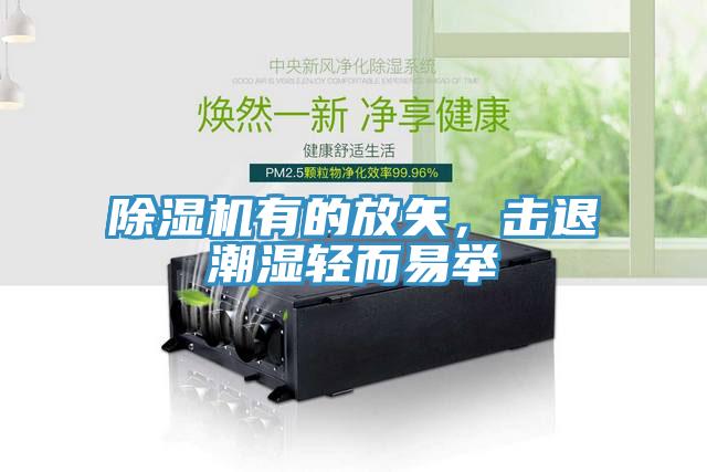 除濕機有的放矢，擊退潮濕輕而易舉