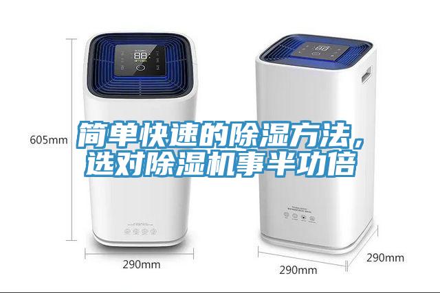 簡單快速的除濕方法，選對除濕機(jī)事半功倍
