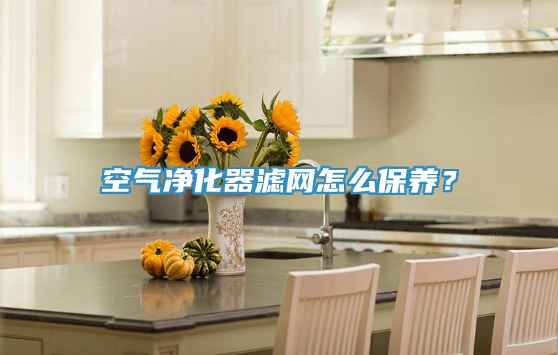 空氣凈化器濾網(wǎng)怎么保養(yǎng)？