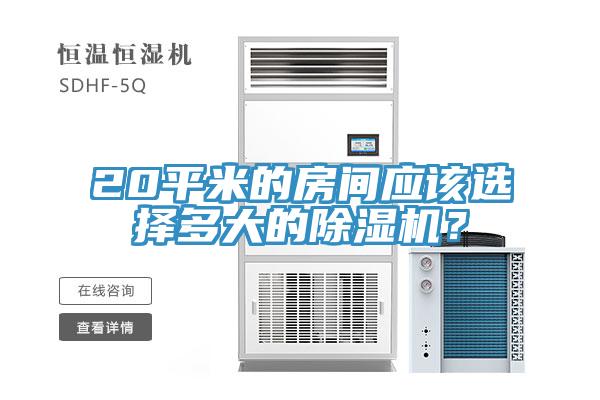 20平米的房間應(yīng)該選擇多大的除濕機(jī)？