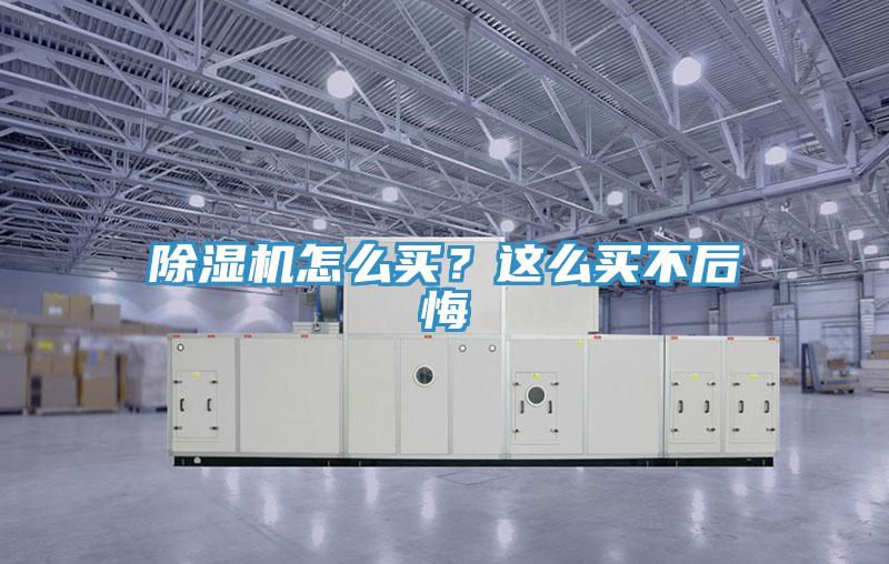 除濕機(jī)怎么買？這么買不后悔