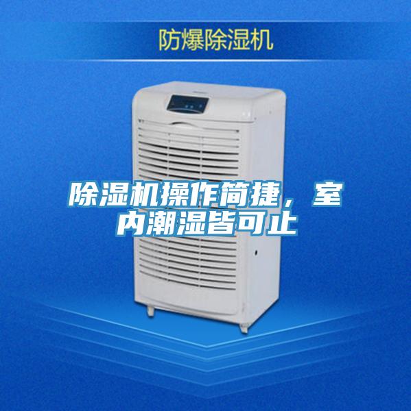 除濕機(jī)操作簡(jiǎn)捷，室內(nèi)潮濕皆可止