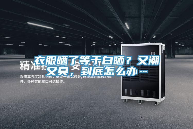衣服曬了等于白曬？又潮又臭，到底怎么辦…