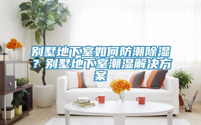 別墅地下室如何防潮除濕？別墅地下室潮濕解決方案