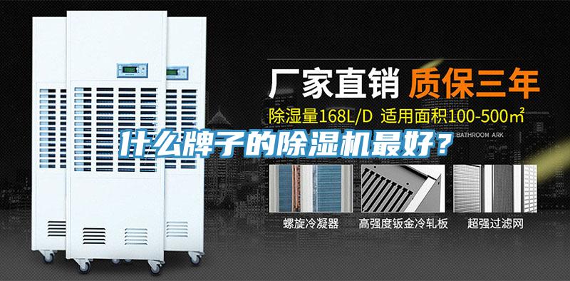 什么牌子的除濕機最好？