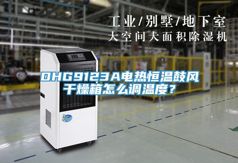 DHG9123A電熱恒溫鼓風干燥箱怎么調溫度？