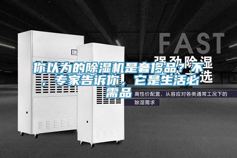 你以為的除濕機(jī)是奢侈品？不，專家告訴你，它是生活必需品