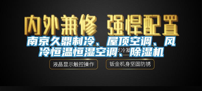 南京久鼎制冷、屋頂空調(diào)、風冷恒溫恒濕空調(diào)、除濕機