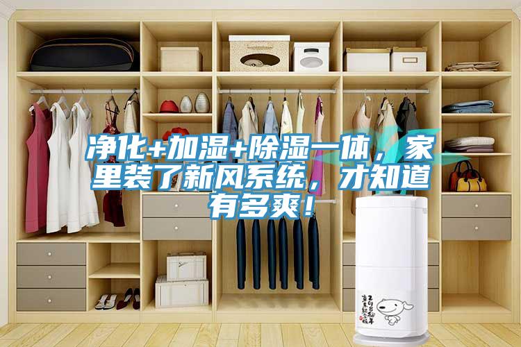 凈化+加濕+除濕一體，家里裝了新風系統(tǒng)，才知道有多爽！