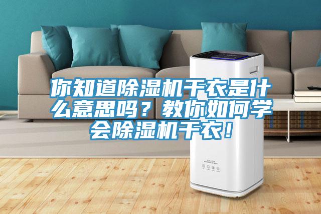 你知道除濕機(jī)干衣是什么意思嗎？教你如何學(xué)會(huì)除濕機(jī)干衣！
