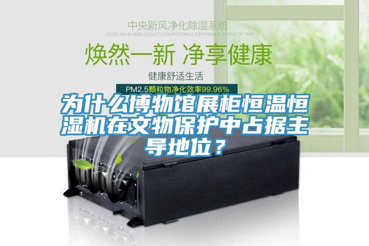 為什么博物館展柜恒溫恒濕機(jī)在文物保護(hù)中占據(jù)主導(dǎo)地位？