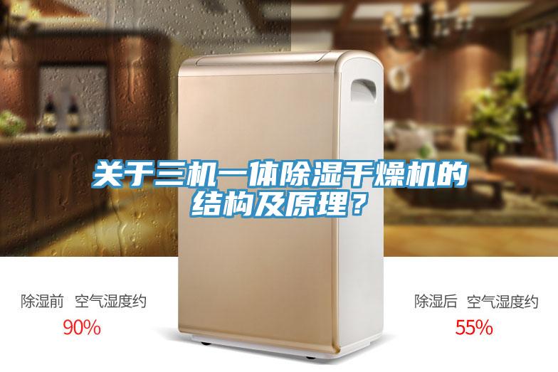 關(guān)于三機(jī)一體除濕干燥機(jī)的結(jié)構(gòu)及原理？