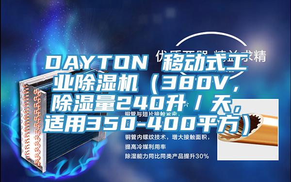 DAYTON 移動(dòng)式工業(yè)除濕機(jī)（380V，除濕量240升／天，適用350-400平方）