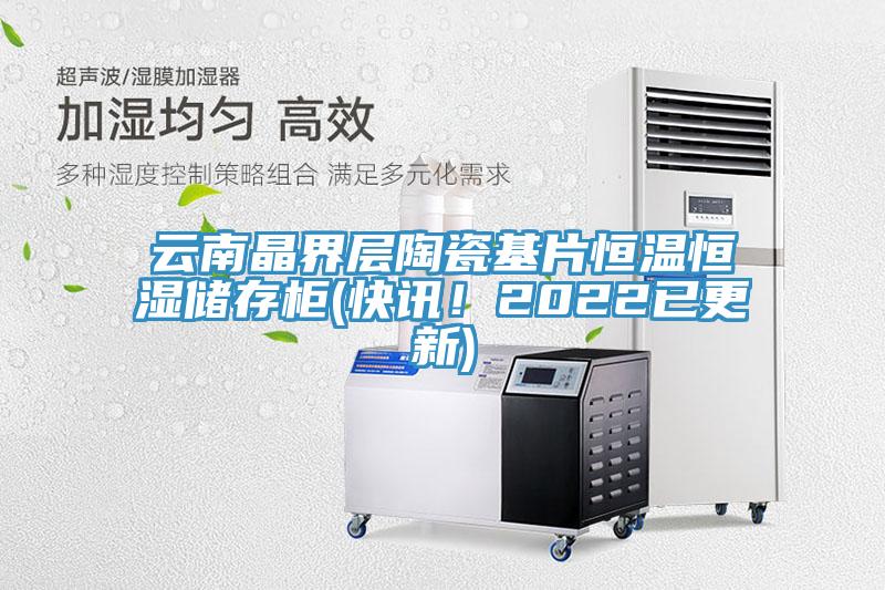 云南晶界層陶瓷基片恒溫恒濕儲(chǔ)存柜(快訊！2022已更新)