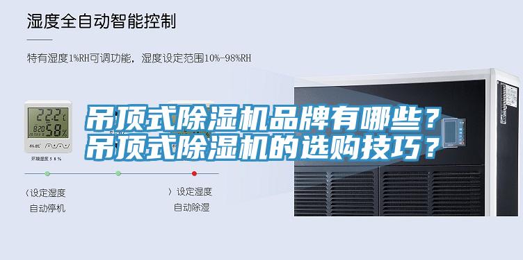 吊頂式除濕機(jī)品牌有哪些？吊頂式除濕機(jī)的選購(gòu)技巧？