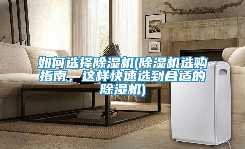 如何選擇除濕機(jī)(除濕機(jī)選購(gòu)指南，這樣快速選到合適的除濕機(jī))