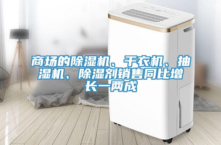 商場(chǎng)的除濕機(jī)、干衣機(jī)、抽濕機(jī)、除濕劑銷(xiāo)售同比增長(zhǎng)一兩成