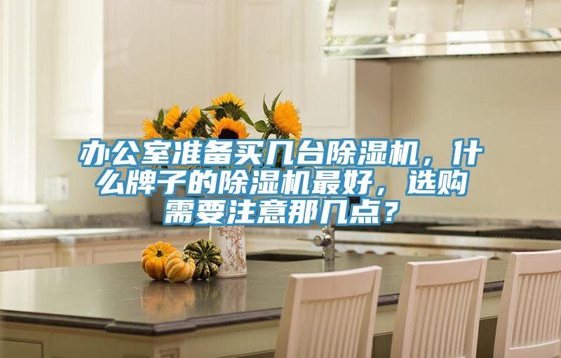 辦公室準(zhǔn)備買幾臺除濕機(jī)，什么牌子的除濕機(jī)最好，選購需要注意那幾點(diǎn)？