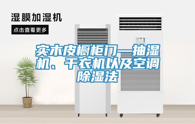 實(shí)木皮櫥柜門(mén)—抽濕機(jī)、干衣機(jī)以及空調(diào)除濕法