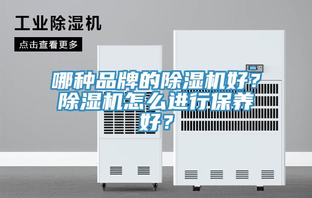 哪種品牌的除濕機(jī)好？除濕機(jī)怎么進(jìn)行保養(yǎng)好？