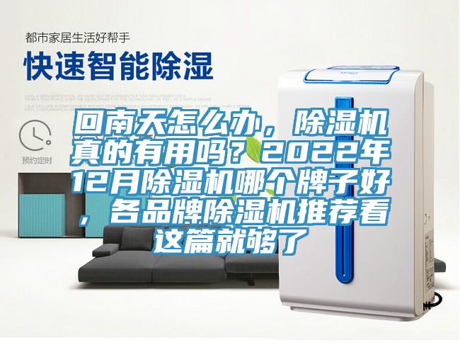 回南天怎么辦，除濕機(jī)真的有用嗎？2022年12月除濕機(jī)哪個(gè)牌子好，各品牌除濕機(jī)推薦看這篇就夠了